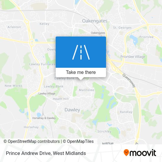 Prince Andrew Drive map