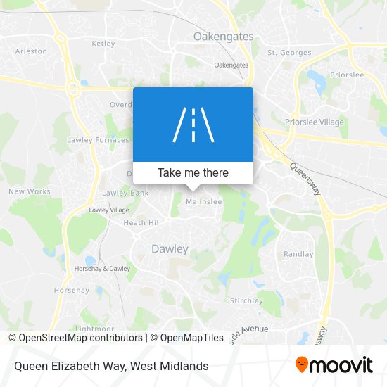 Queen Elizabeth Way map