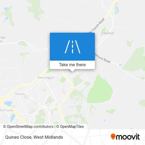 Quines Close map