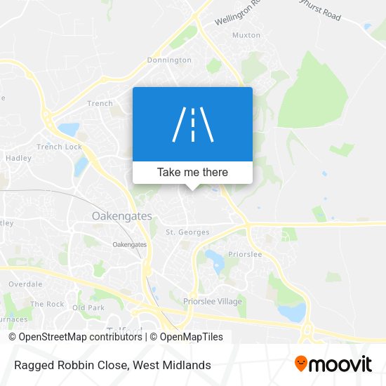 Ragged Robbin Close map
