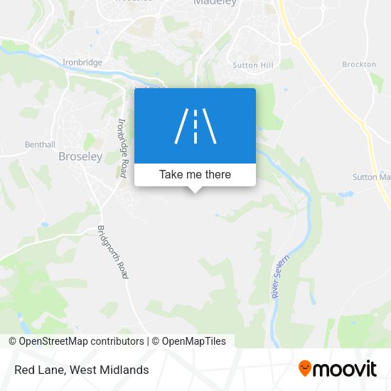 Red Lane map