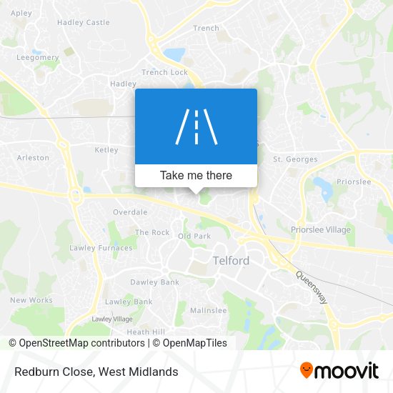 Redburn Close map