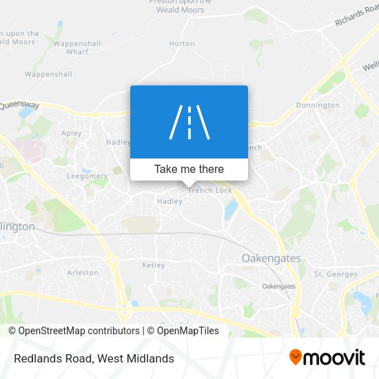 Redlands Road map