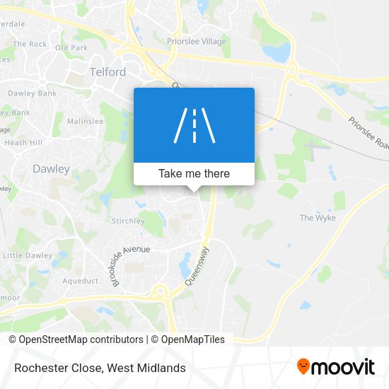 Rochester Close map