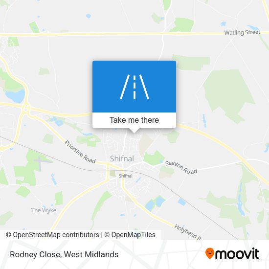 Rodney Close map