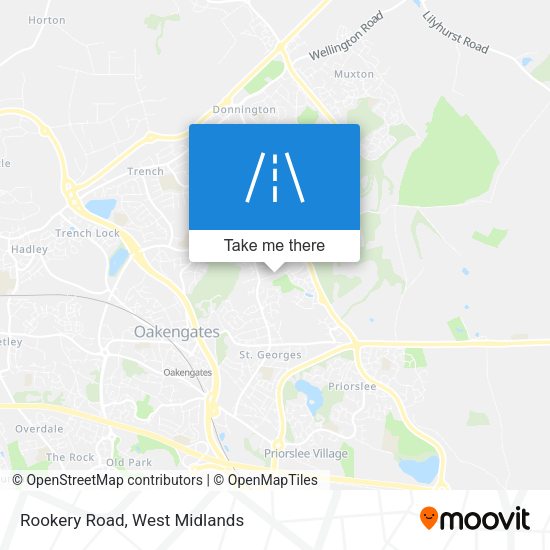 Rookery Road map