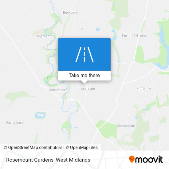 Rosemount Gardens map