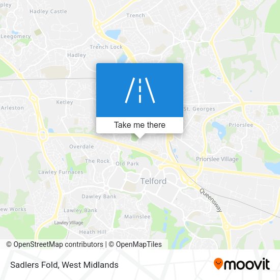 Sadlers Fold map