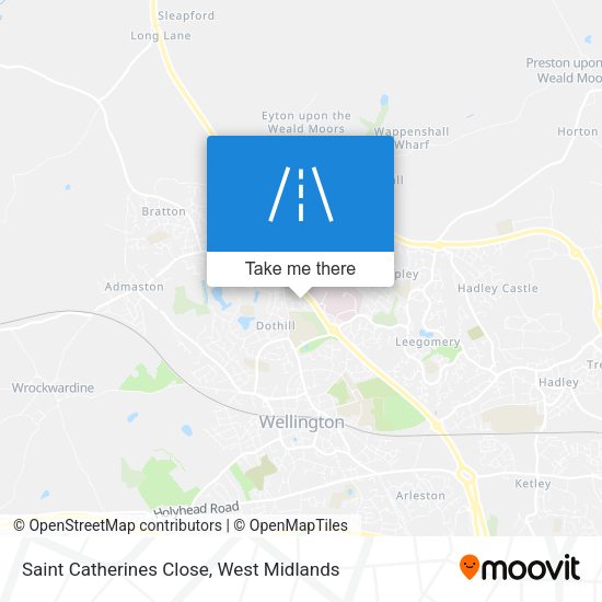 Saint Catherines Close map