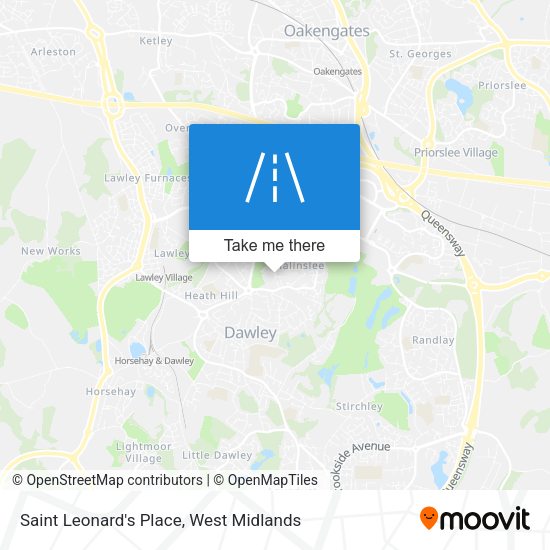 Saint Leonard's Place map