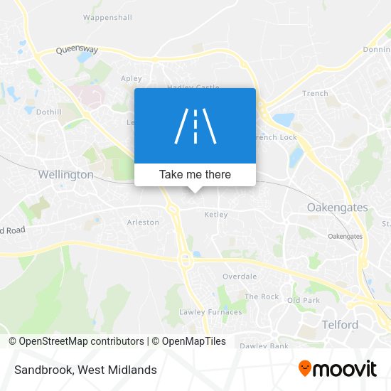 Sandbrook map