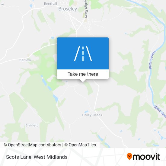 Scots Lane map
