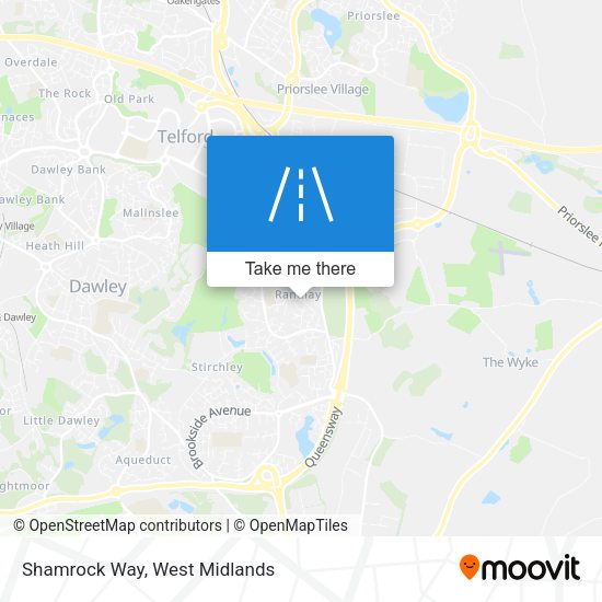 Shamrock Way map