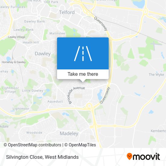Silvington Close map