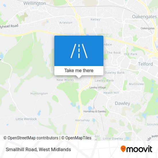 Smallhill Road map