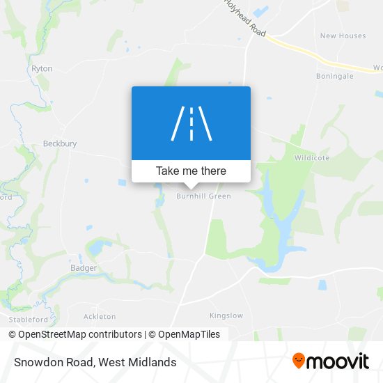 Snowdon Road map