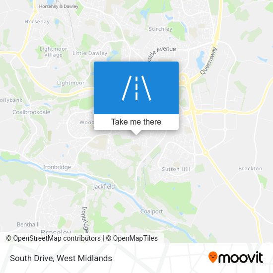 South Drive map
