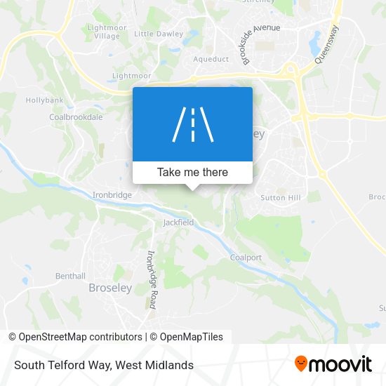 South Telford Way map