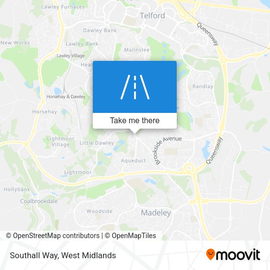 Southall Way map