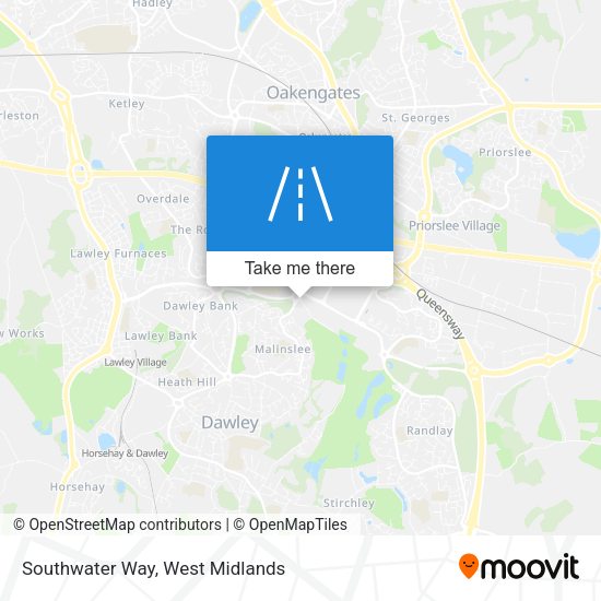 Southwater Way map