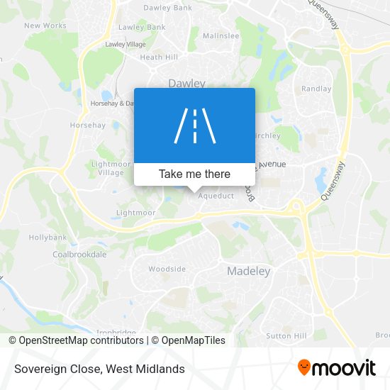 Sovereign Close map