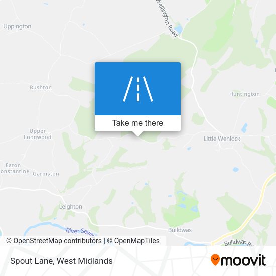 Spout Lane map