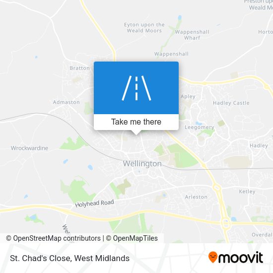 St. Chad's Close map
