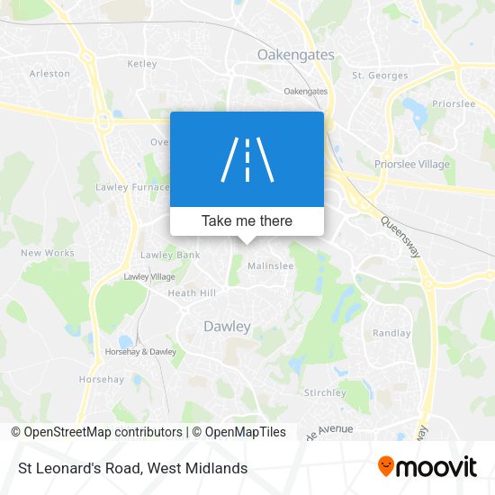 St Leonard's Road map