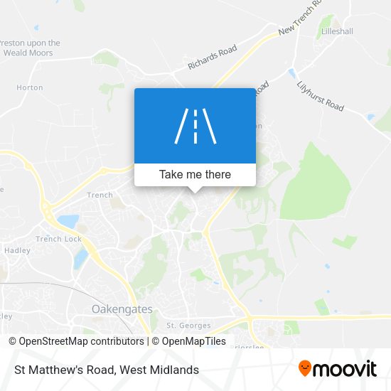 St Matthew's Road map