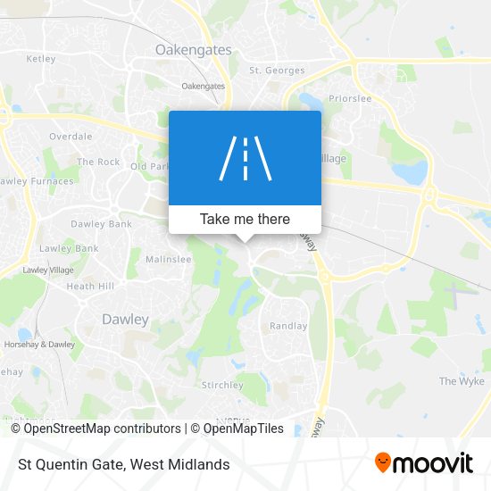 St Quentin Gate map