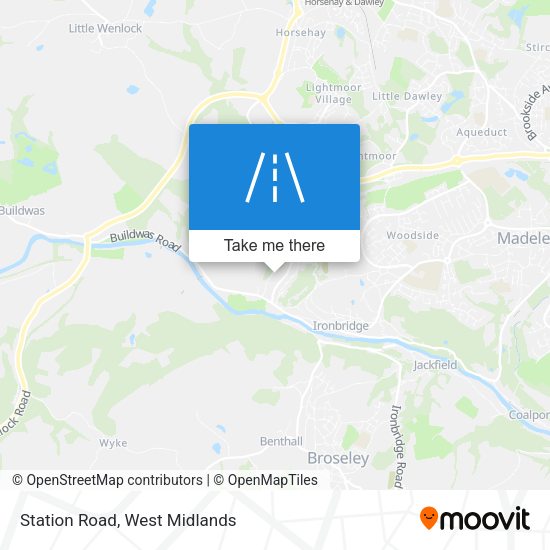Station Road map