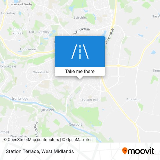 Station Terrace map