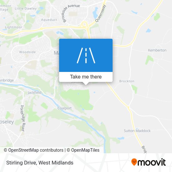 Stirling Drive map