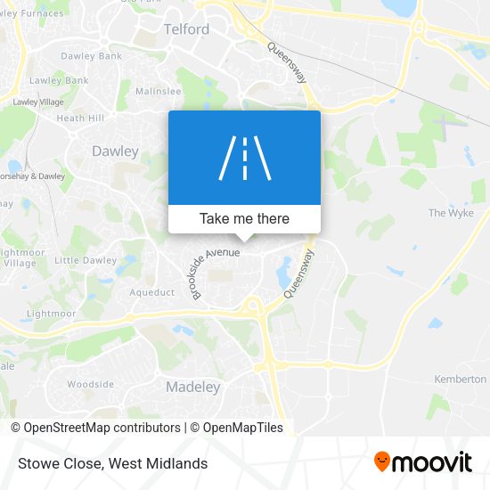 Stowe Close map