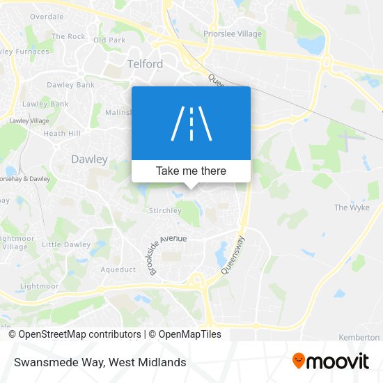 Swansmede Way map