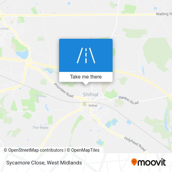 Sycamore Close map