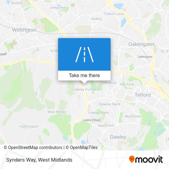 Synders Way map