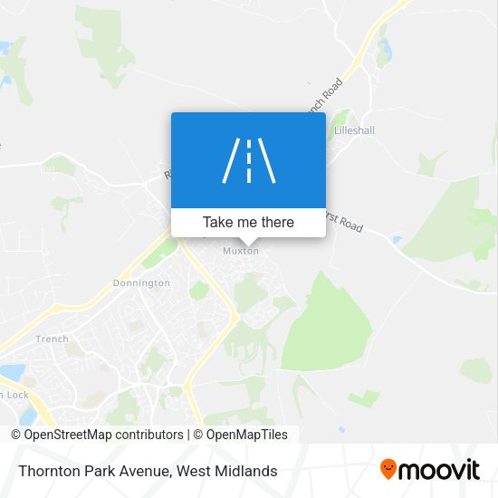 Thornton Park Avenue map