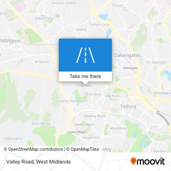 Valley Road map