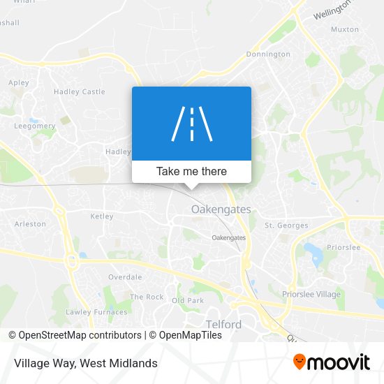 Village Way map