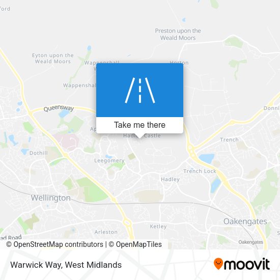 Warwick Way map