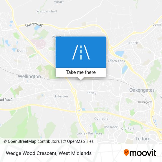 Wedge Wood Crescent map
