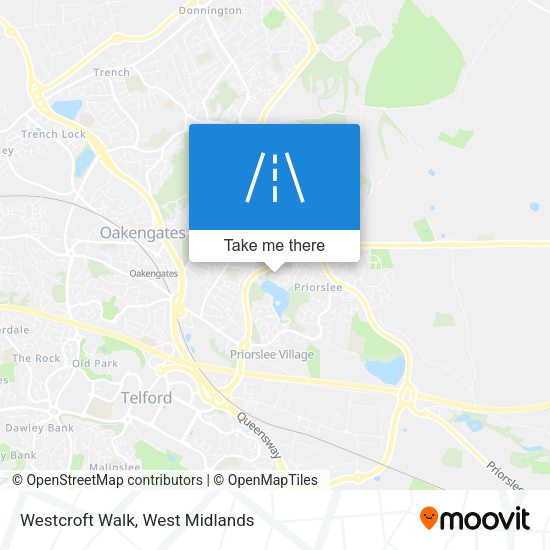 Westcroft Walk map