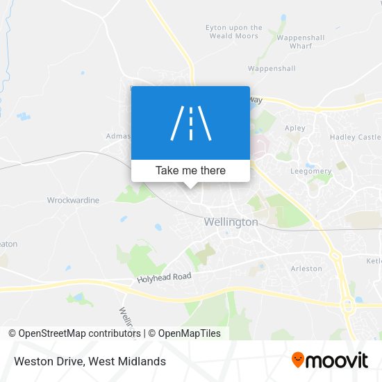 Weston Drive map
