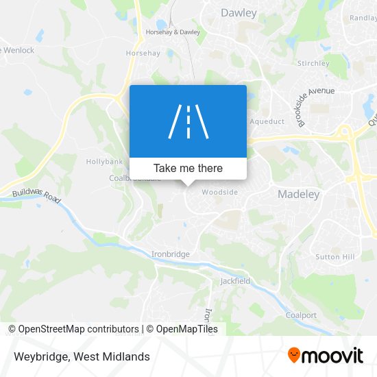 Weybridge map
