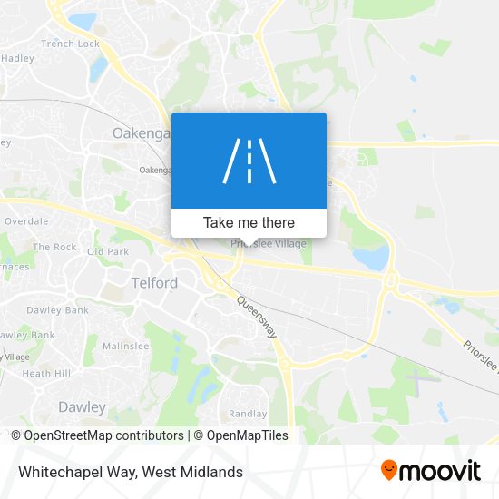 Whitechapel Way map