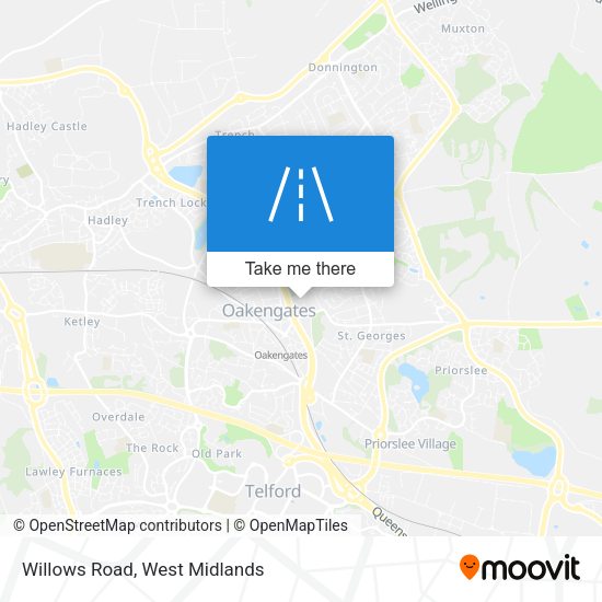 Willows Road map