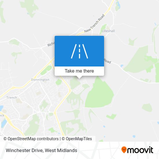 Winchester Drive map
