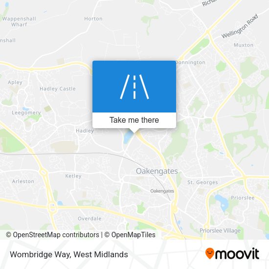 Wombridge Way map