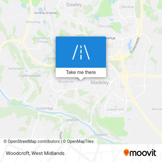 Woodcroft map